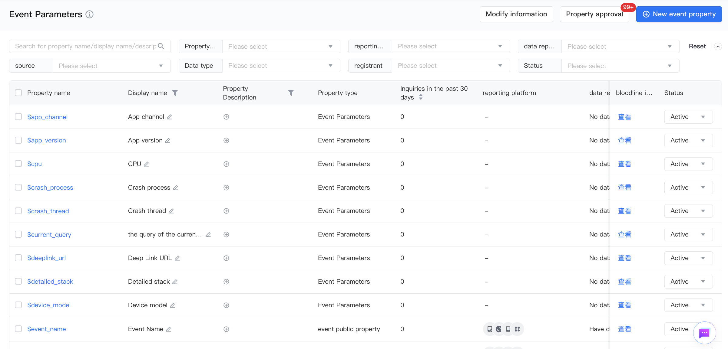 Byteplus Event Design Event Properties--BytePlus DataFinder-Byteplus